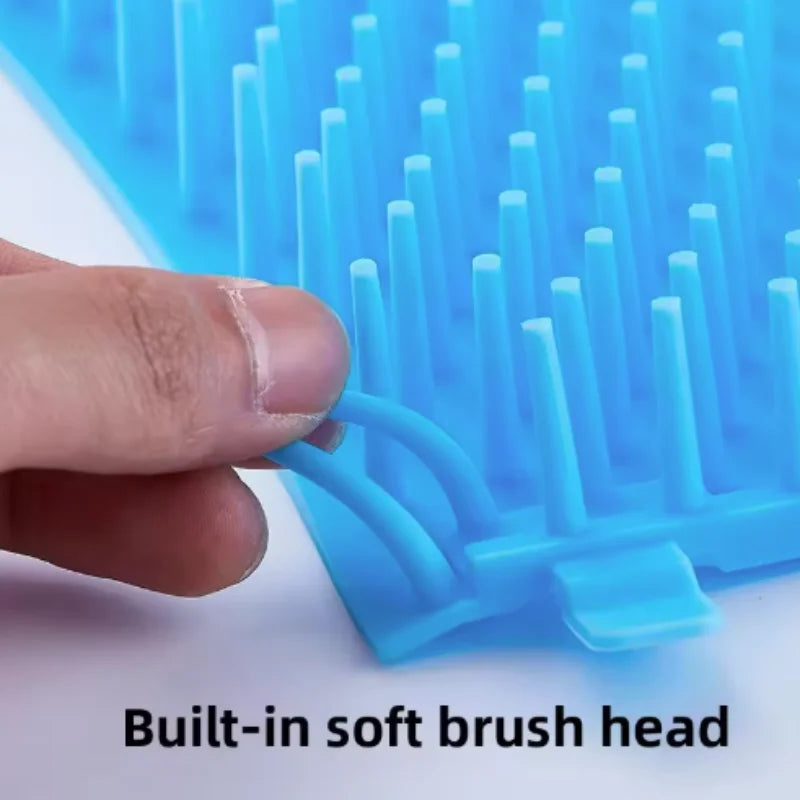 Dog Paw Cleaner Cup Soft Silicone Combs Portable Outdoor Pet Foot
