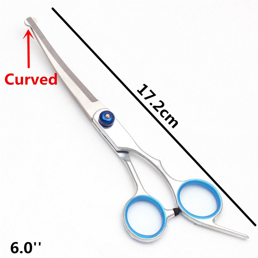 Dog grooming Scissors 6'' Stainless Pet Hairdressing Scissors Kit