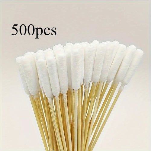 50/100/300/500/900/1000pcs 15cm Double Headed Cotton Swabs, Bamboo