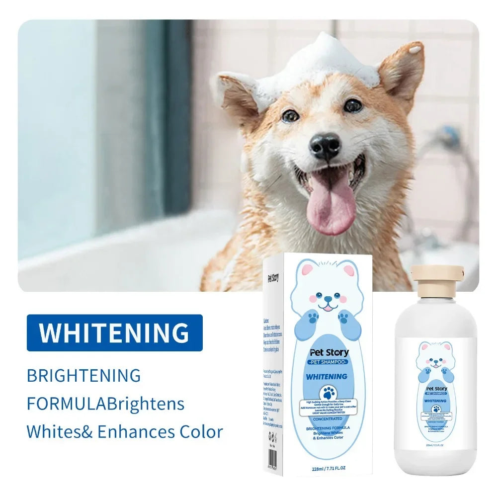 1pcs Premium Whitening Pet Grooming Shampoo - Cat Dog Universal Bath