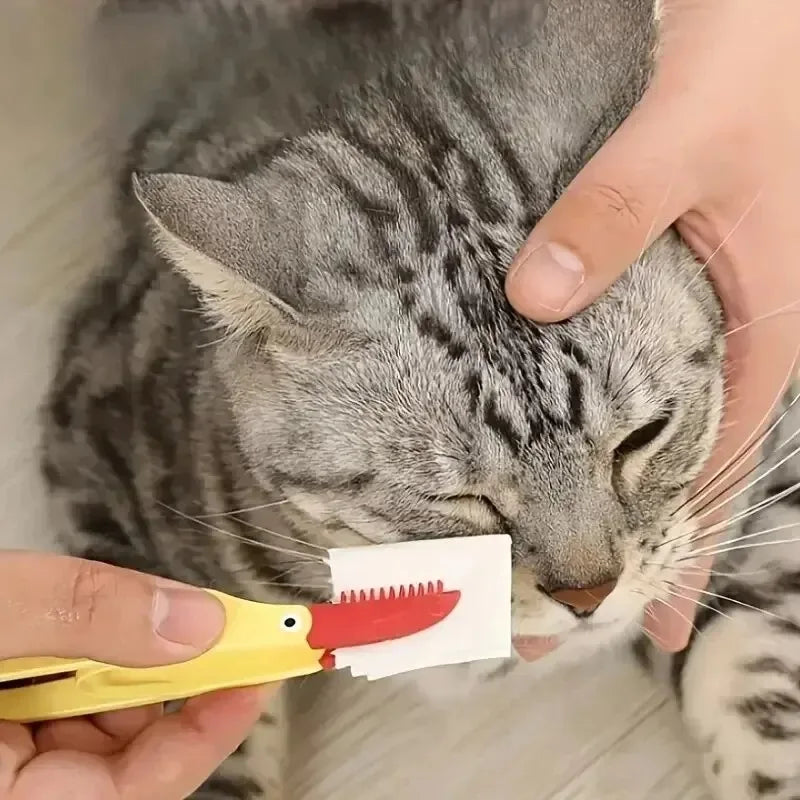 1PC Pet Tear Marks Brush Cat Dog Eye Excrement Brush Knot Eye Cleaner