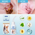 Pet Ear Cleaner Drops 60 ml Ultra-Soft Tip Non-Irritating Ear Wax