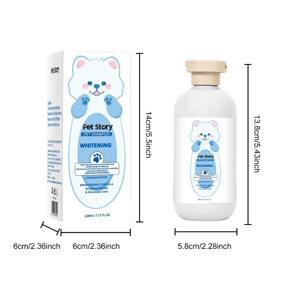 1pcs Premium Whitening Pet Grooming Shampoo - Cat Dog Universal Bath
