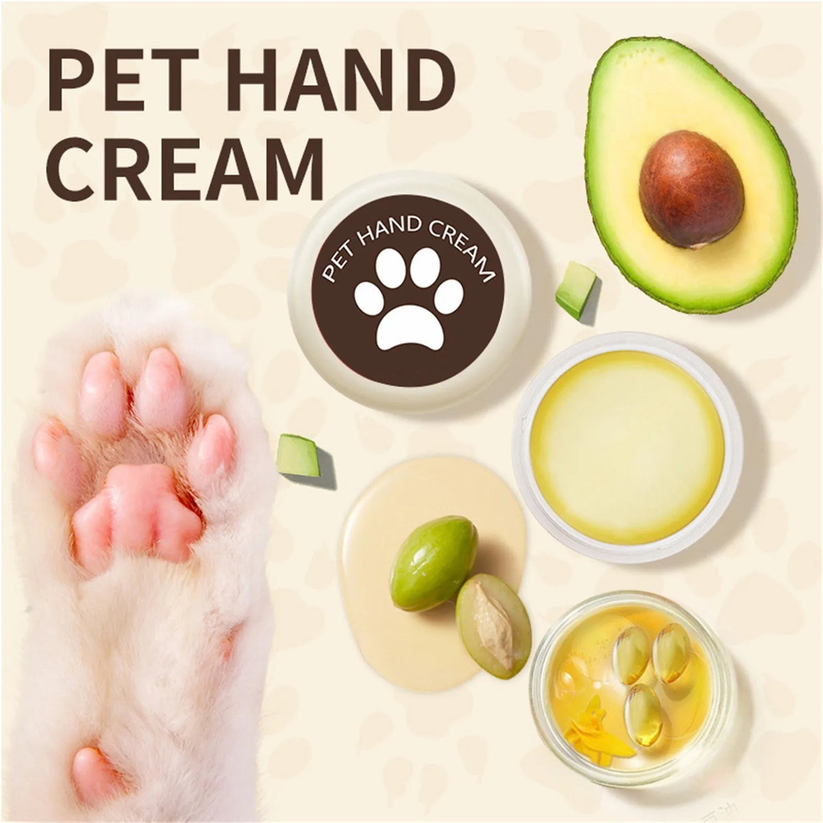 Pet Paw Care Cream Healthy Pet Paw Balm Pet Foot Care Dog Balm