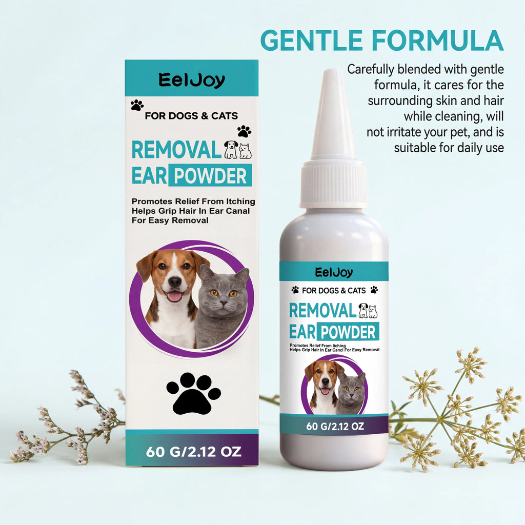 Pet Ear Cleaning Powder for Dogs and Cats Professional Ear Hair