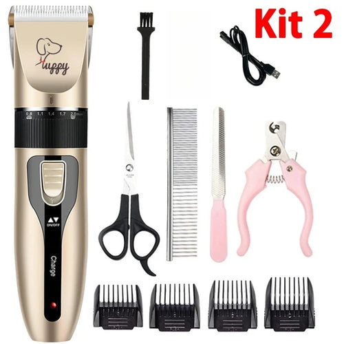 Electric Pet Clipper Grooming Kit for Dogs Reachageable Trimmer