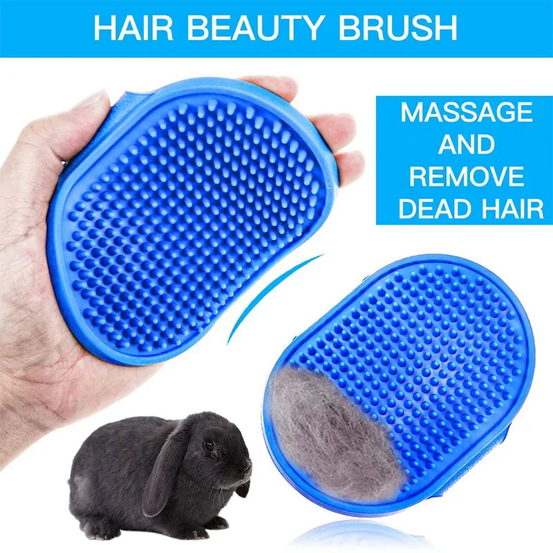 Rabbit Grooming Kit Tear Stain Remover Cleaning Combs Pet Nail Clipper