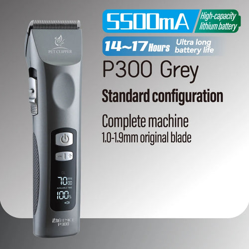 Fenice Cordless Rechargeable Pet Clipper Low Noise Professional Pet