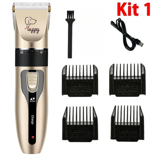 Electric Pet Clipper Grooming Kit for Dogs Reachageable Trimmer