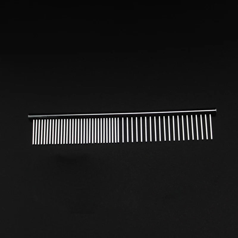 Stainless Steel Dog Comb Long Thick Hair Fur Removal Brush 16/19cm