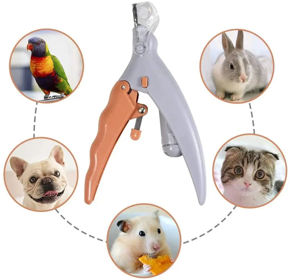Professional Pet Nail Clipper Scissors With LED Light Cat Dog Nail