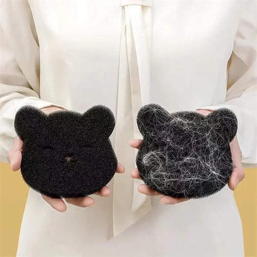 2/4PCS Pet Hair Remover Sets - Reusable Sticky Sponge for Washing